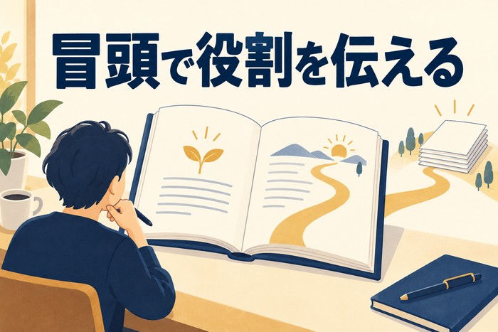 読まれる実用書の冒頭:誰の何を解決するか伝える