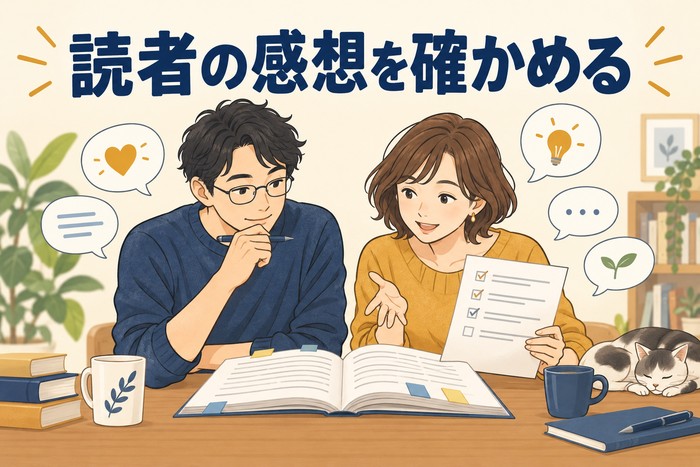 原稿を第三者に読んでもらうときの質問票